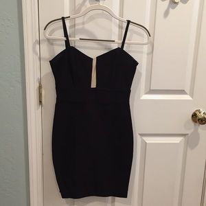 Black cocktail dress